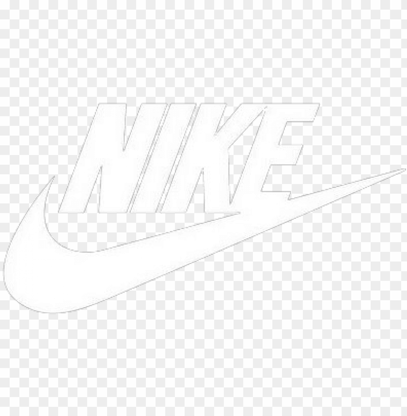 Detail Nike Logo White Nomer 56