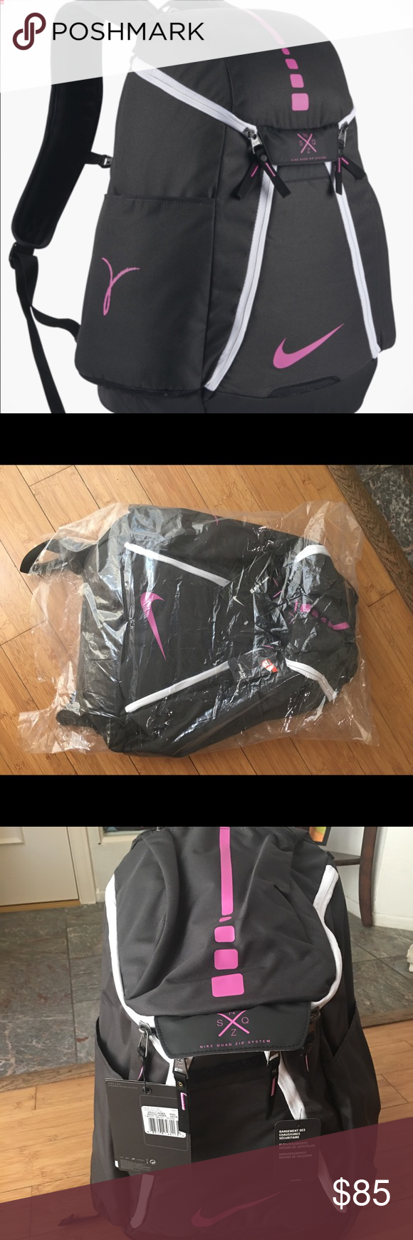 Detail Nike Quad Zip Backpack Nomer 21
