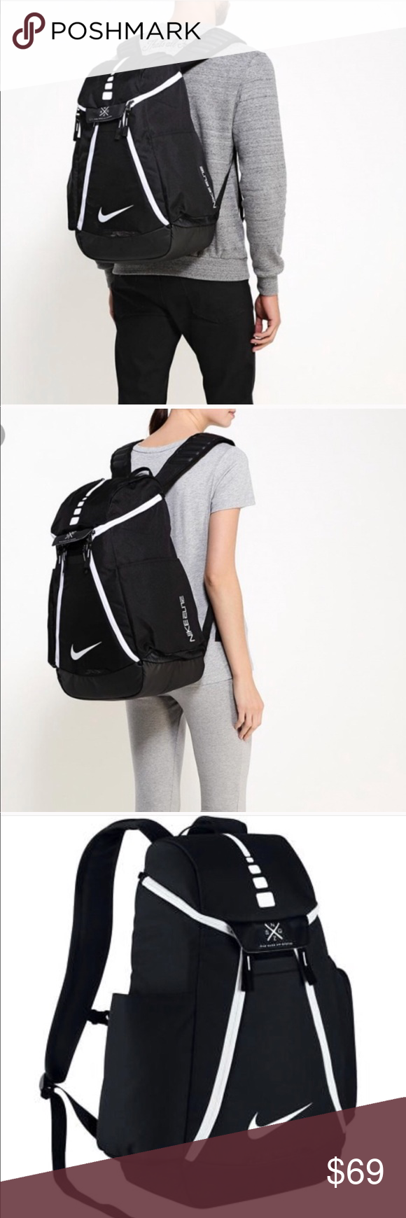 Detail Nike Quad Zip Backpack Nomer 33