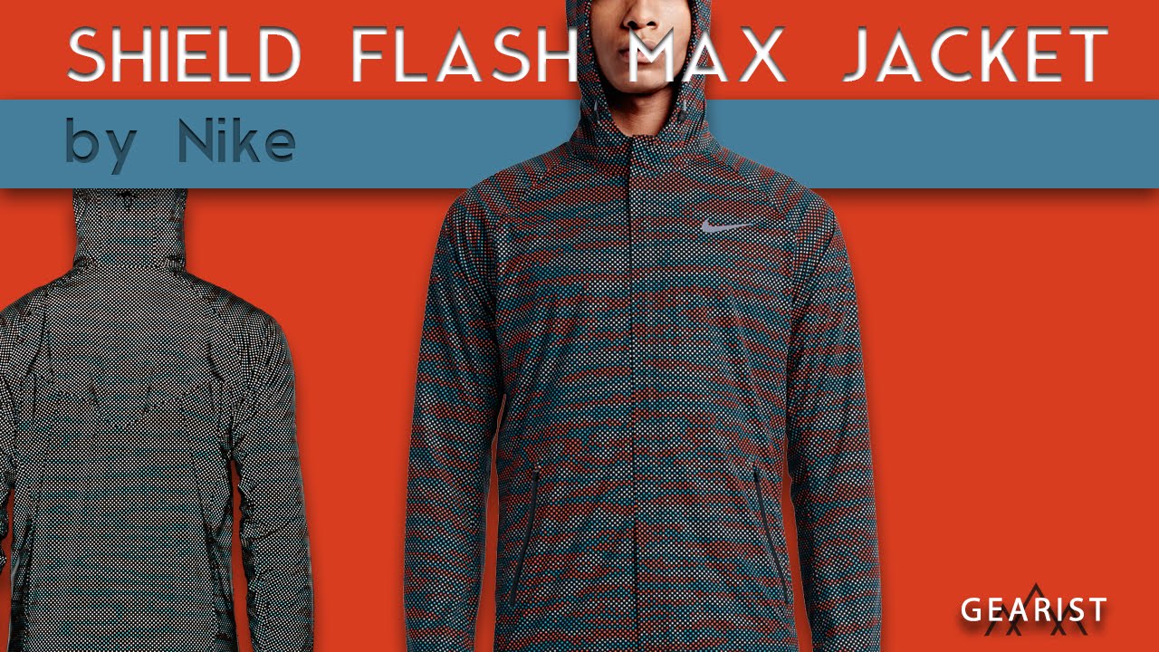 Detail Nike Shield Flash Running Jacket Nomer 11