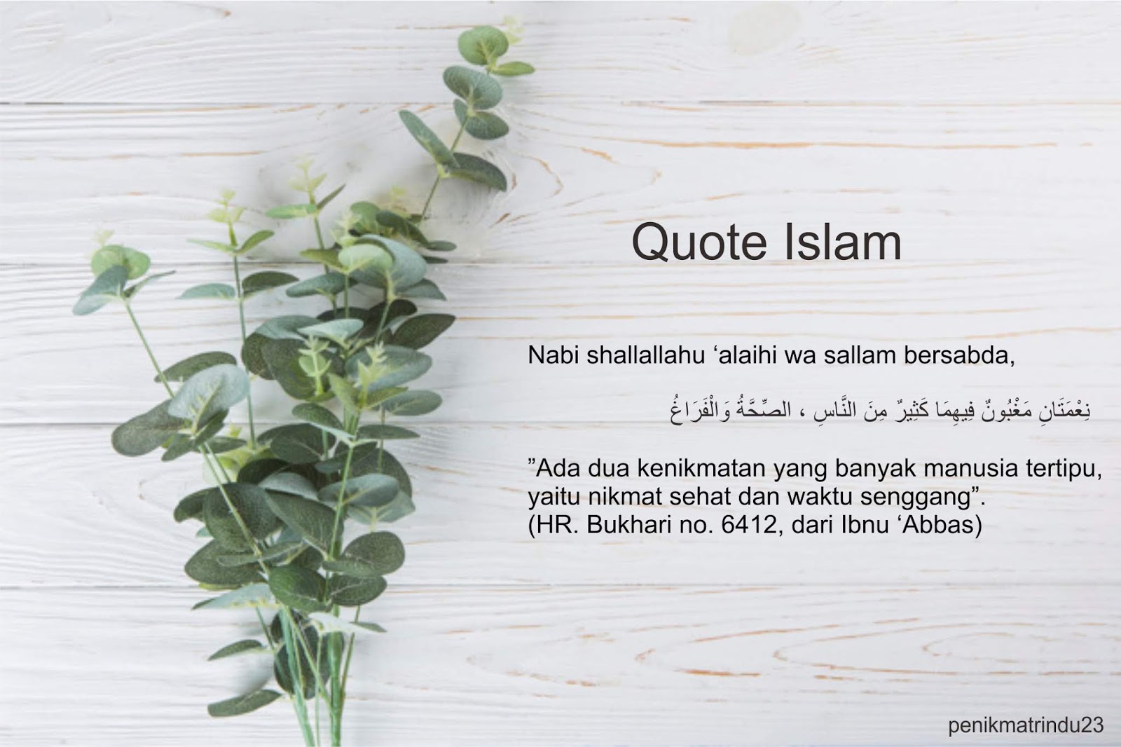 Detail Nikmat Sehat Quotes Nomer 22