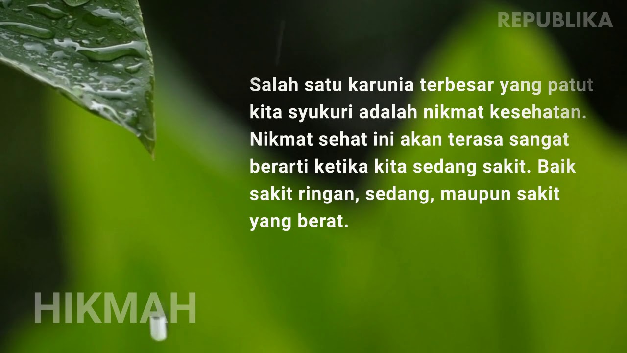 Detail Nikmat Sehat Quotes Nomer 25