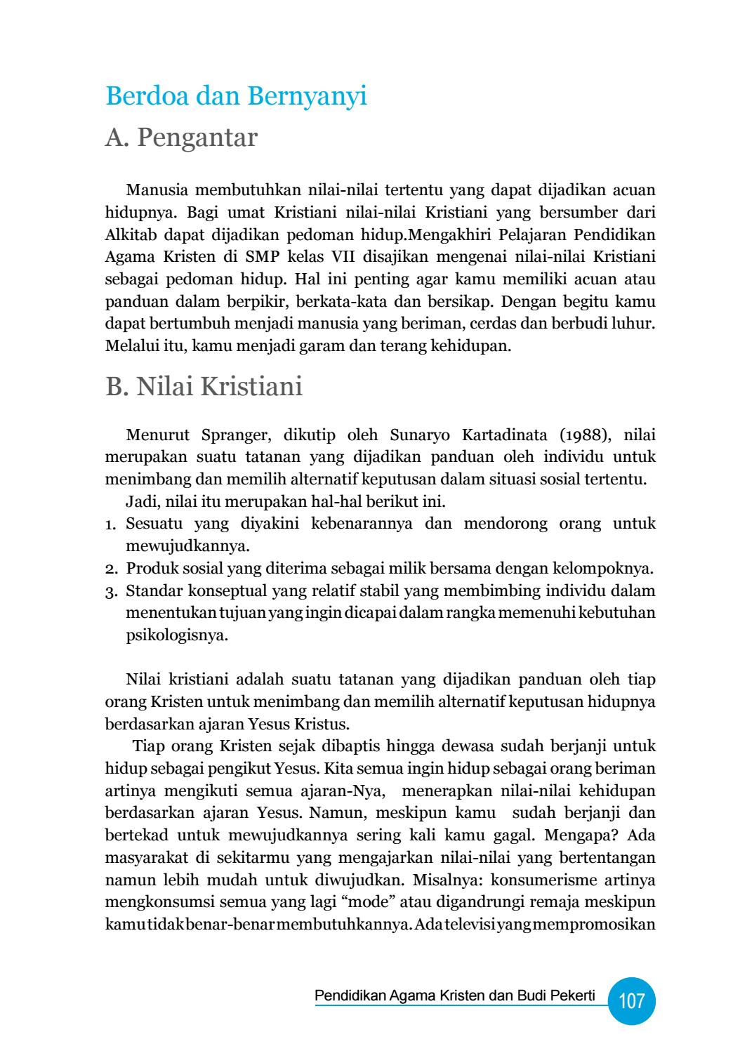 Detail Nilai Nilai Kristiani Nomer 13