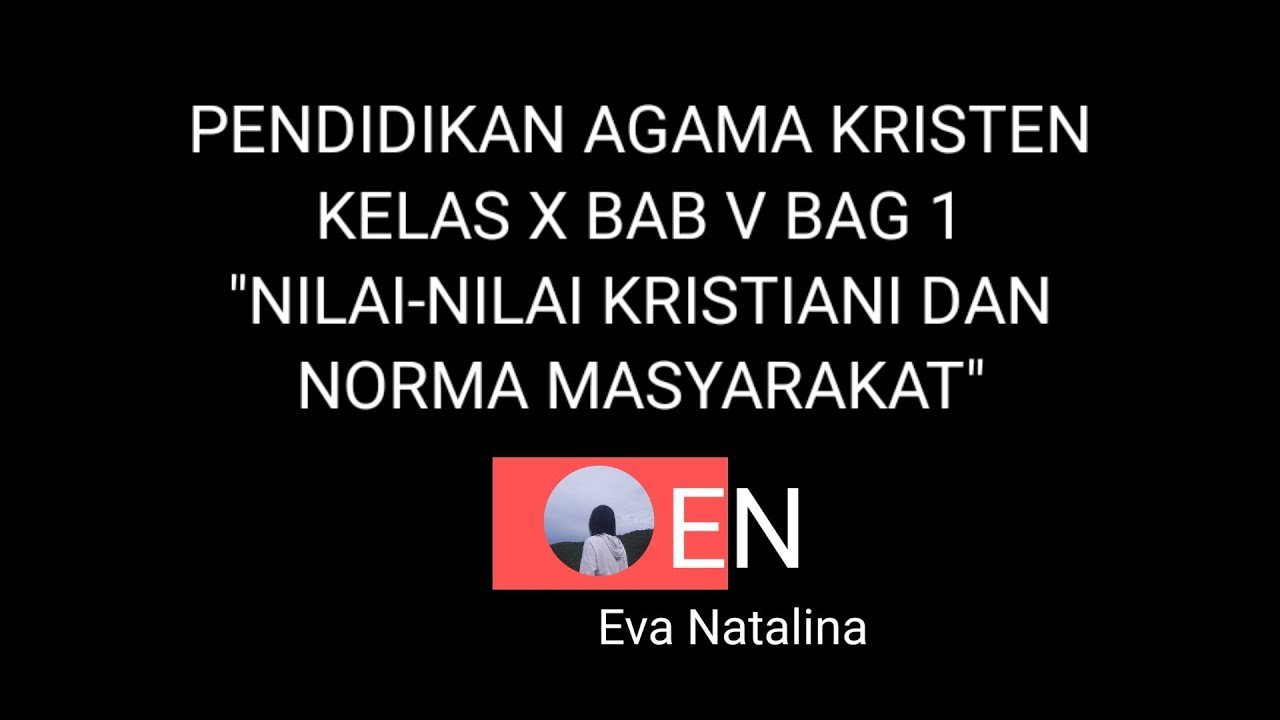 Detail Nilai Nilai Kristiani Nomer 33