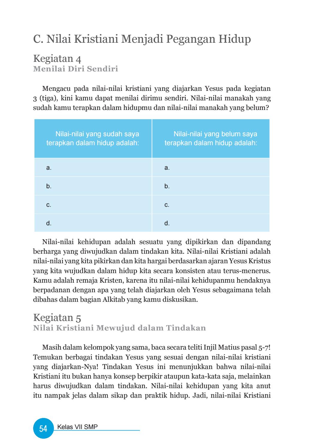 Detail Nilai Nilai Kristiani Nomer 43