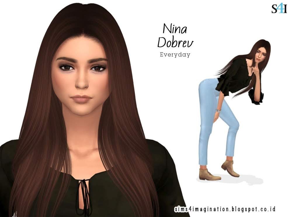 Detail Nina Dobrev Sims 4 Nomer 4