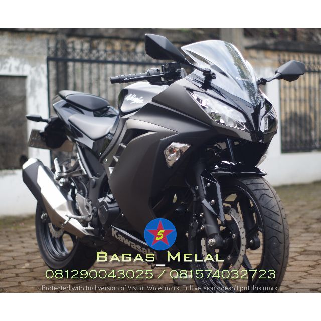 Detail Ninja 250 Hitam Doff Nomer 10