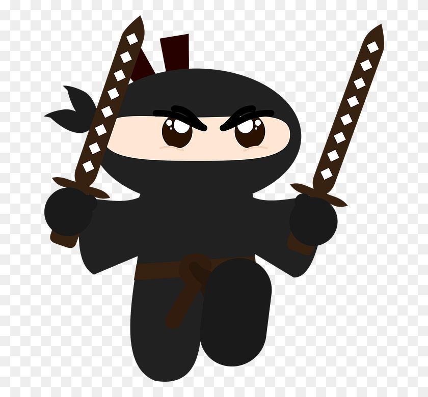 Detail Ninja Clipart Free Nomer 47