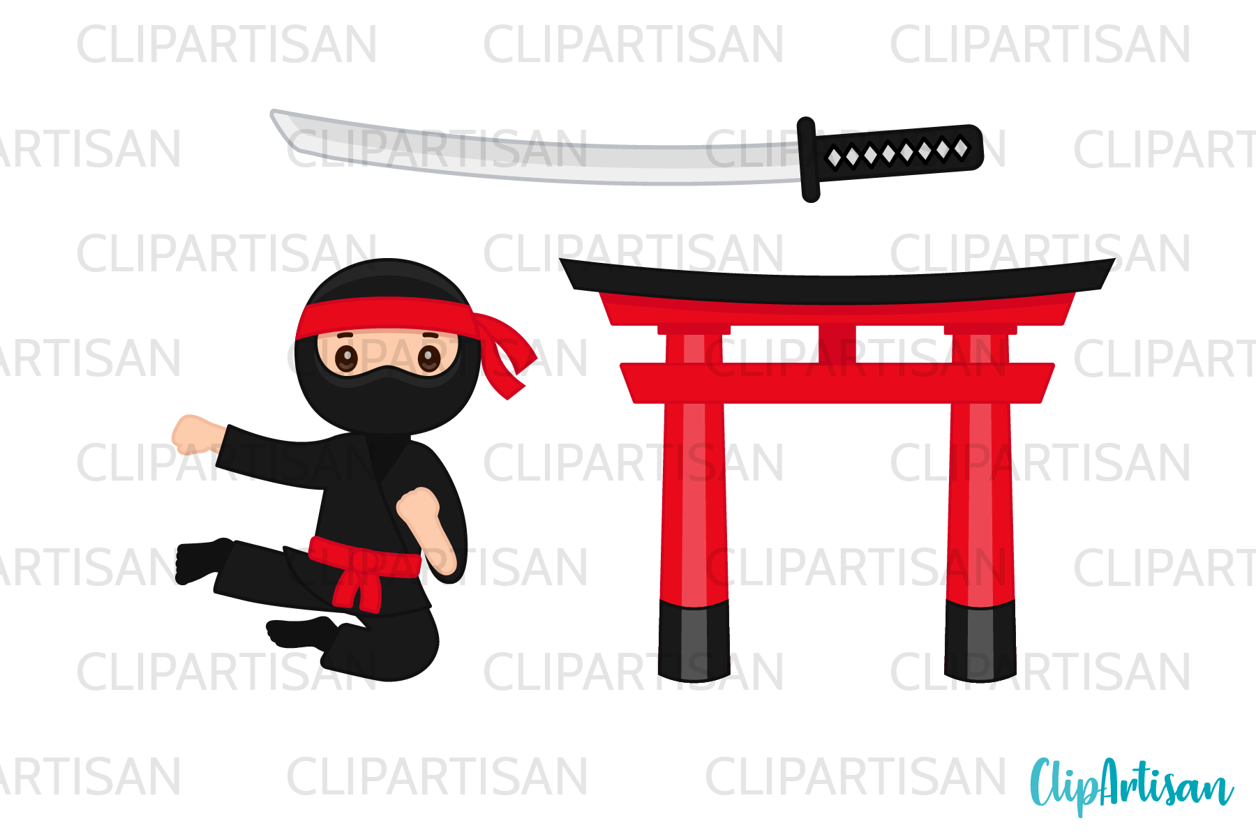 Detail Ninja Clipart Images Nomer 31