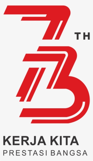 Detail Logo Hut Ri 73 Cdr Nomer 2