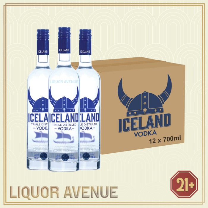 Detail Logo Iceland Vodka Nomer 27