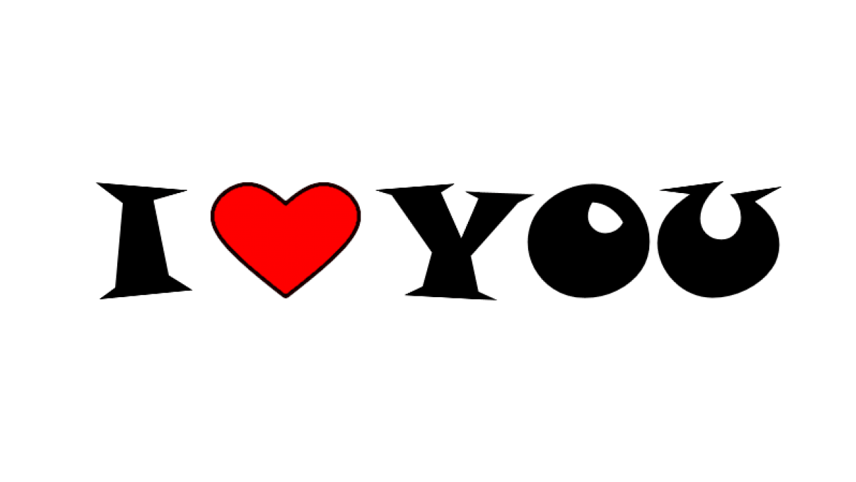 Detail Logo Ilove You Nomer 6