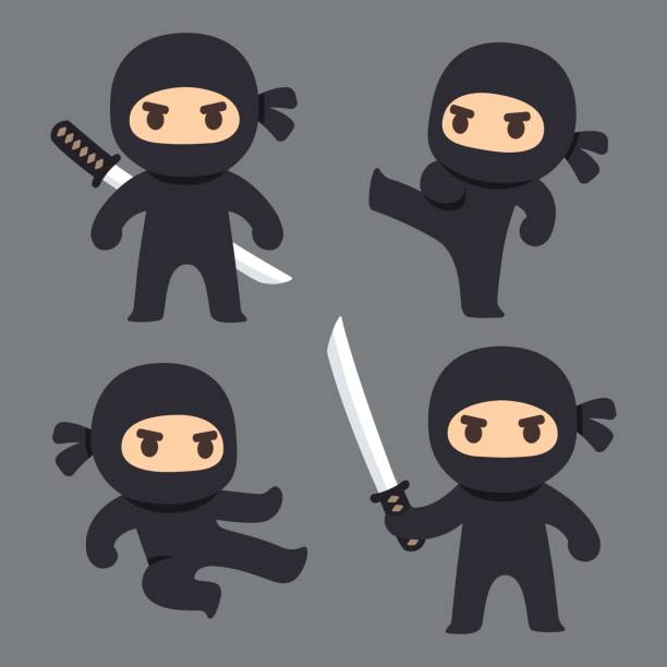 Detail Ninja Kick Clipart Nomer 12