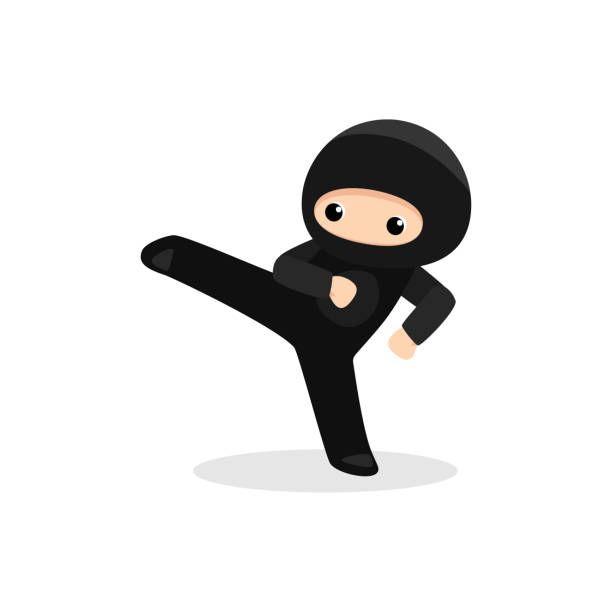 Detail Ninja Kick Clipart Nomer 20