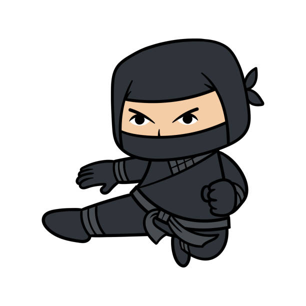 Detail Ninja Kick Clipart Nomer 21