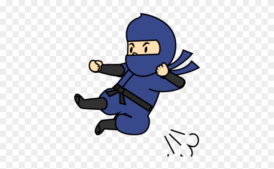 Detail Ninja Kick Clipart Nomer 4
