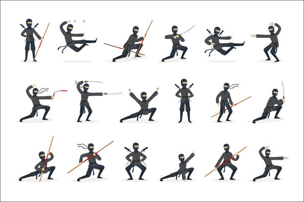 Detail Ninja Kick Clipart Nomer 6