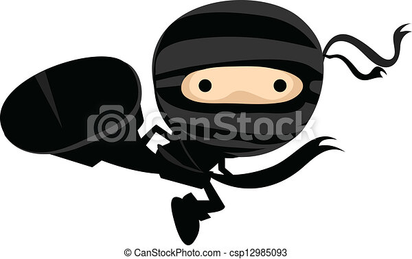 Detail Ninja Kick Clipart Nomer 7