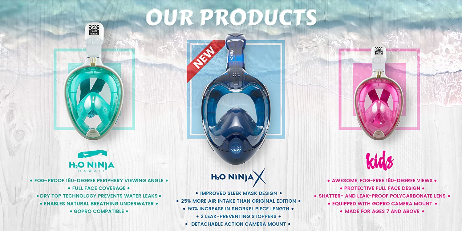 Detail Ninja Mask Snorkel Amazon Nomer 2