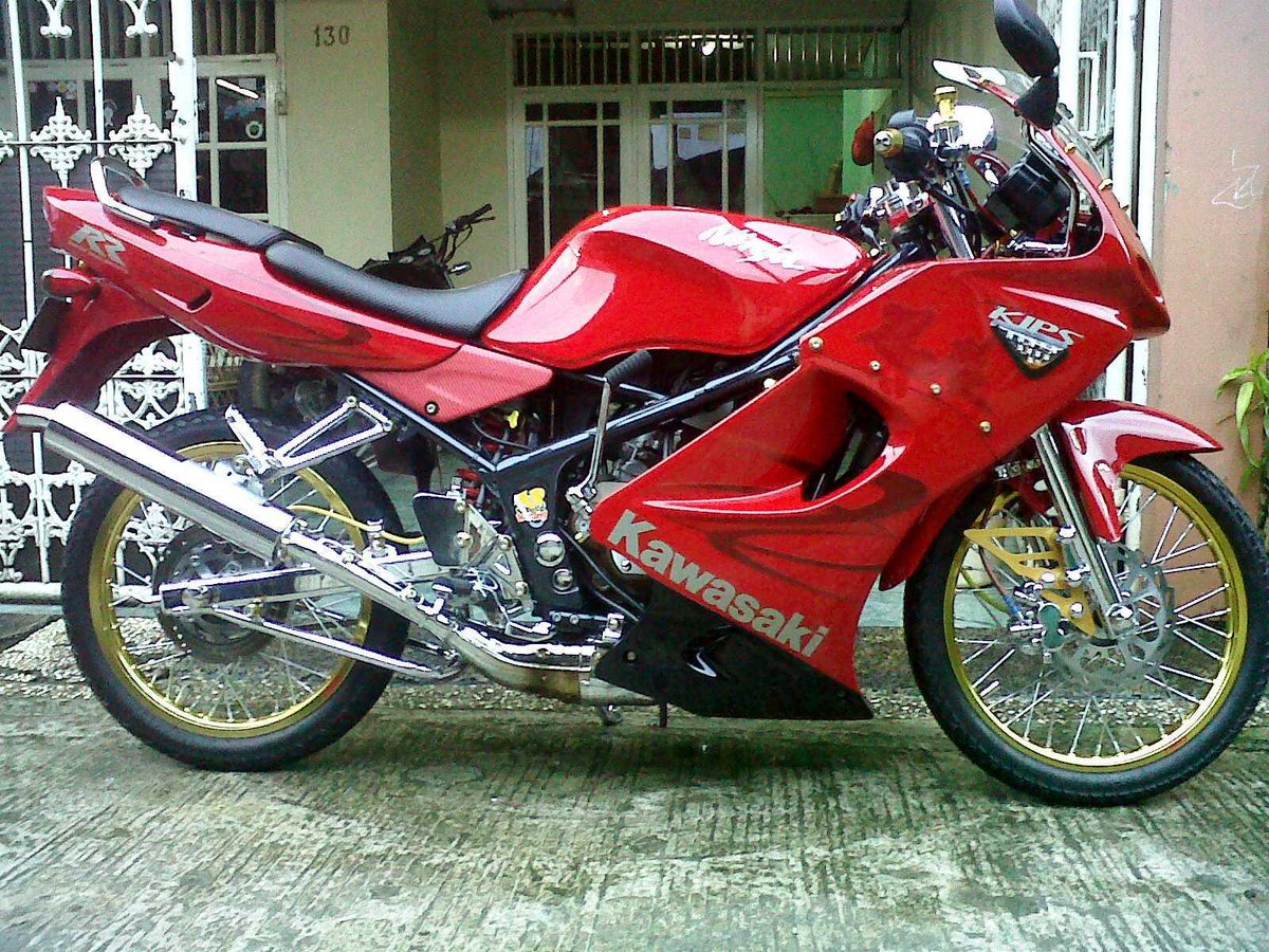 Detail Ninja R Merah Modif Nomer 13