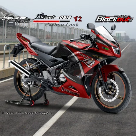 Detail Ninja R Merah Modif Nomer 42