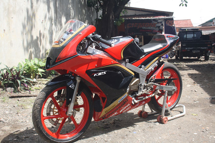 Detail Ninja R Merah Modif Nomer 44