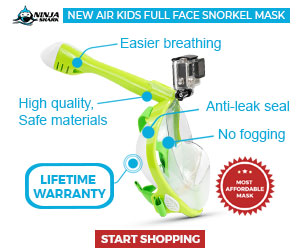 Detail Ninja Shark Snorkel Mask Nomer 33