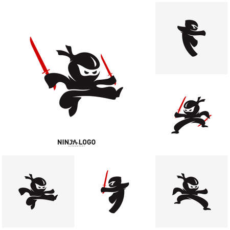 Detail Ninja Silhouette Clip Art Nomer 48