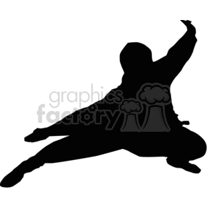 Detail Ninja Silhouette Clip Art Nomer 52