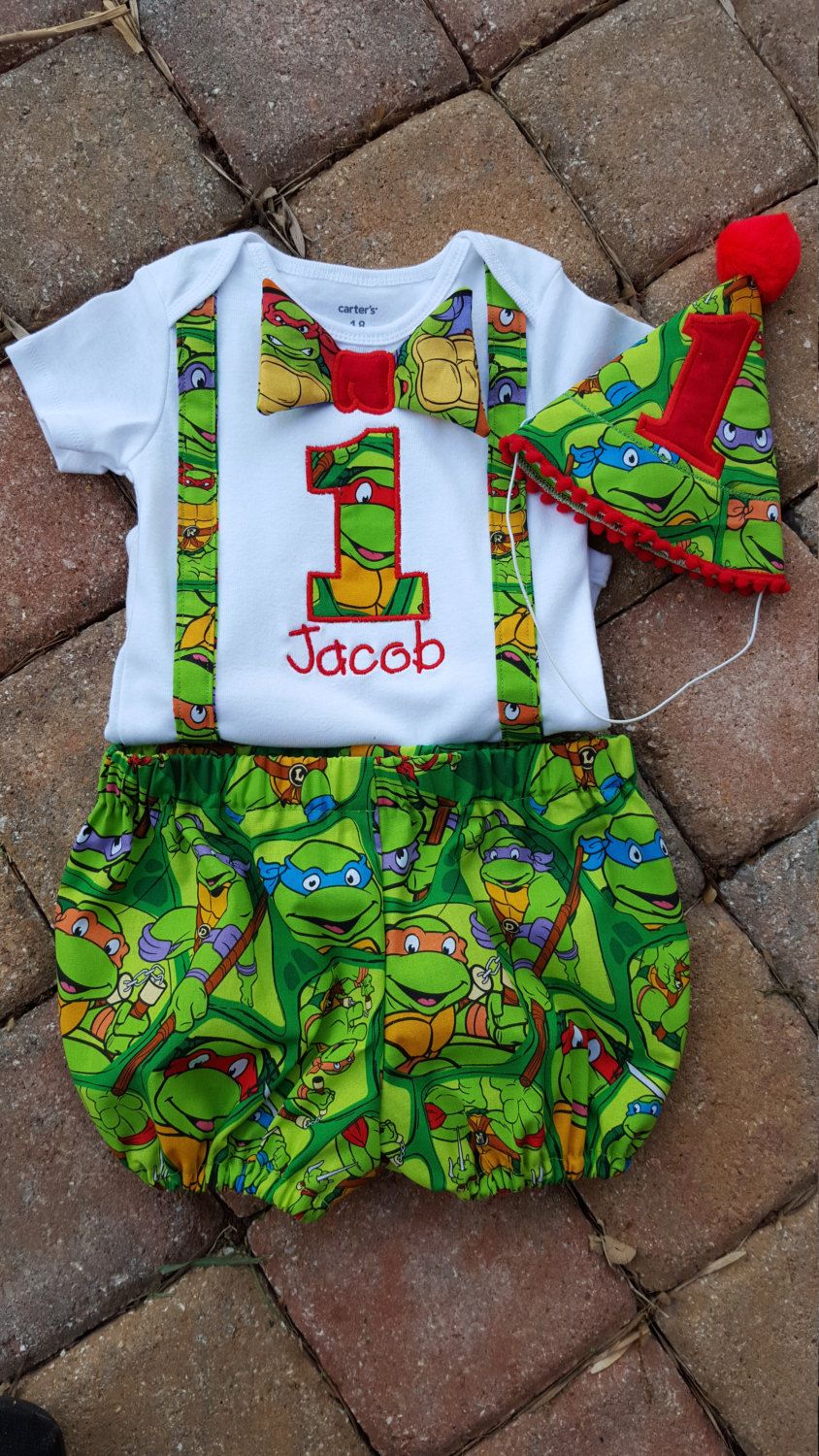 Detail Ninja Turtle 1st Birthday Nomer 15