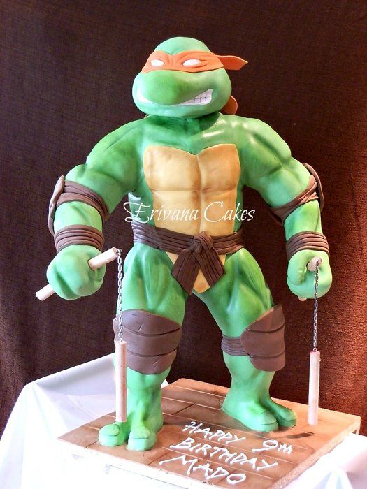 Ninja Turtle 3d Cake - KibrisPDR