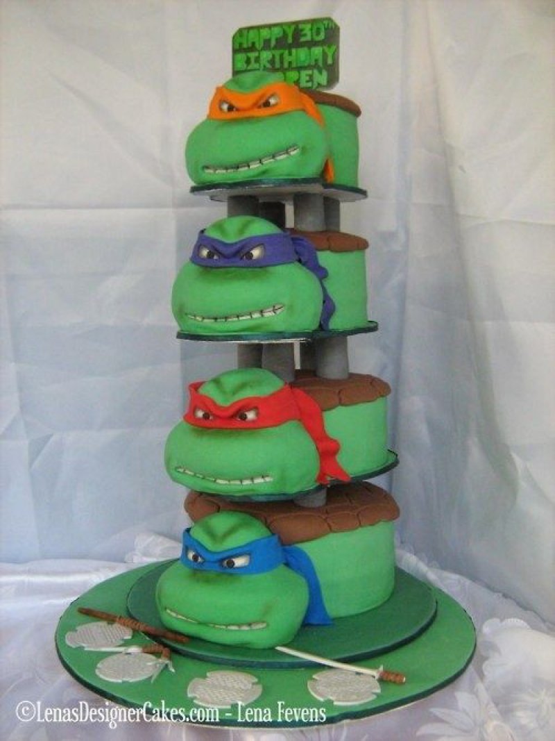 Detail Ninja Turtle 3d Cake Nomer 23