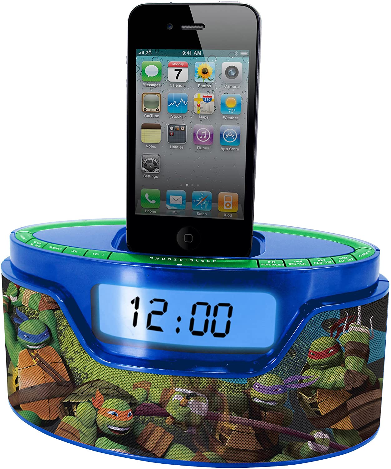 Detail Ninja Turtle Alarm Clock Nomer 2