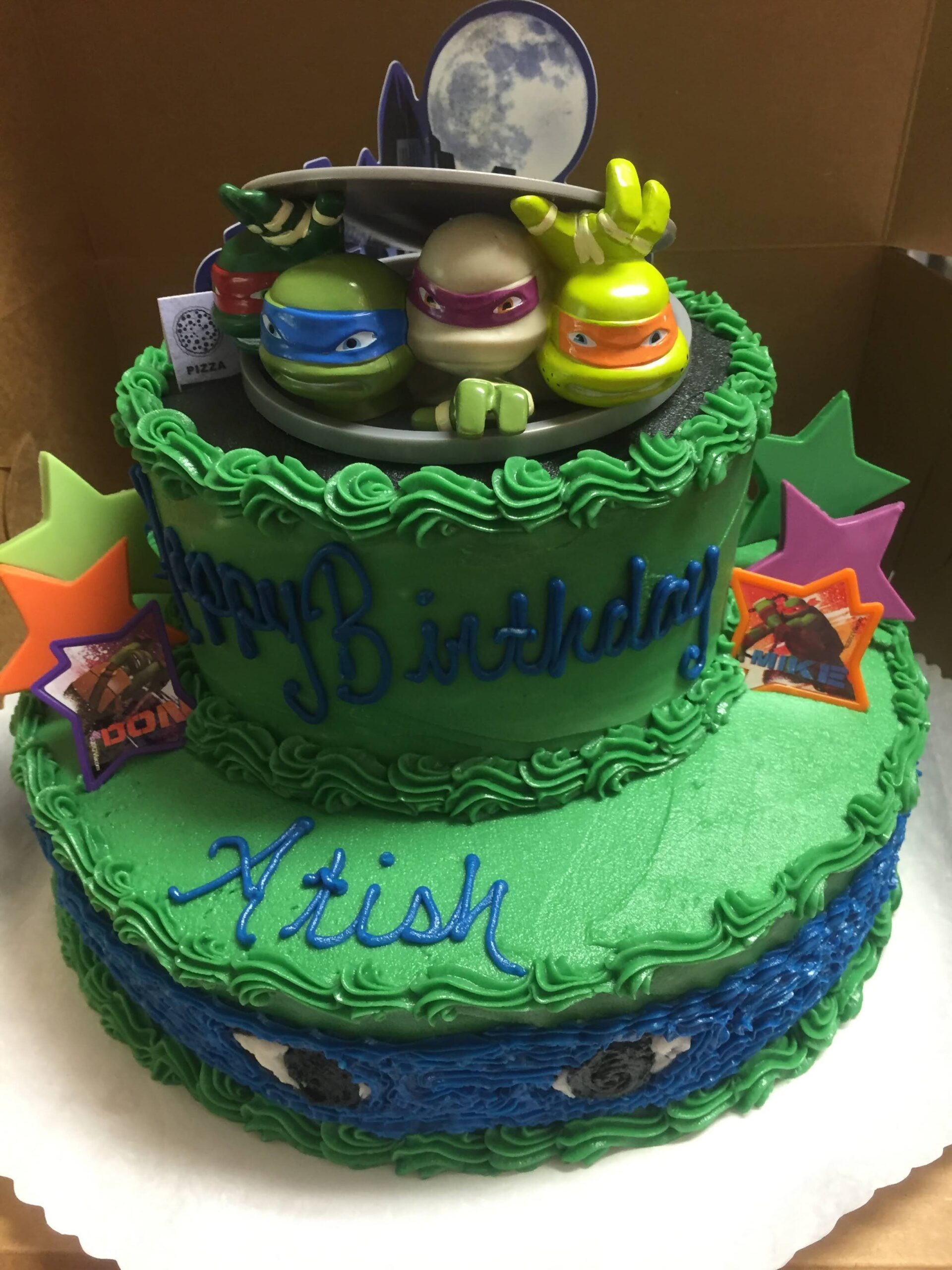 Detail Ninja Turtle Baby Shower Cake Nomer 35