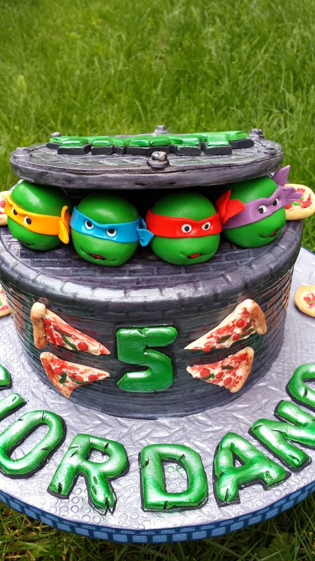 Detail Ninja Turtle Baby Shower Cake Nomer 44