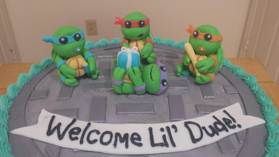 Detail Ninja Turtle Baby Shower Cake Nomer 6