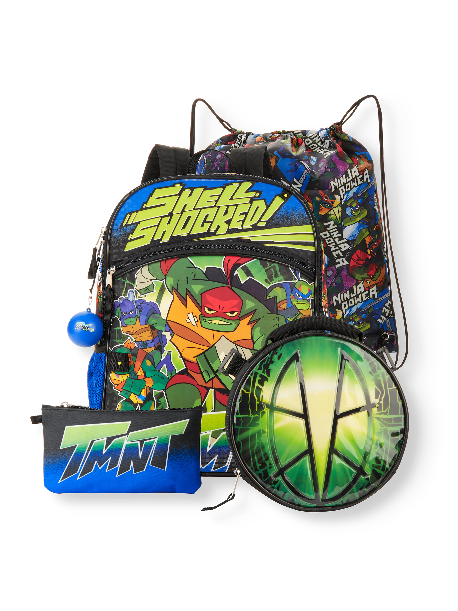 Detail Ninja Turtle Backpack With Lunch Bag Nomer 13