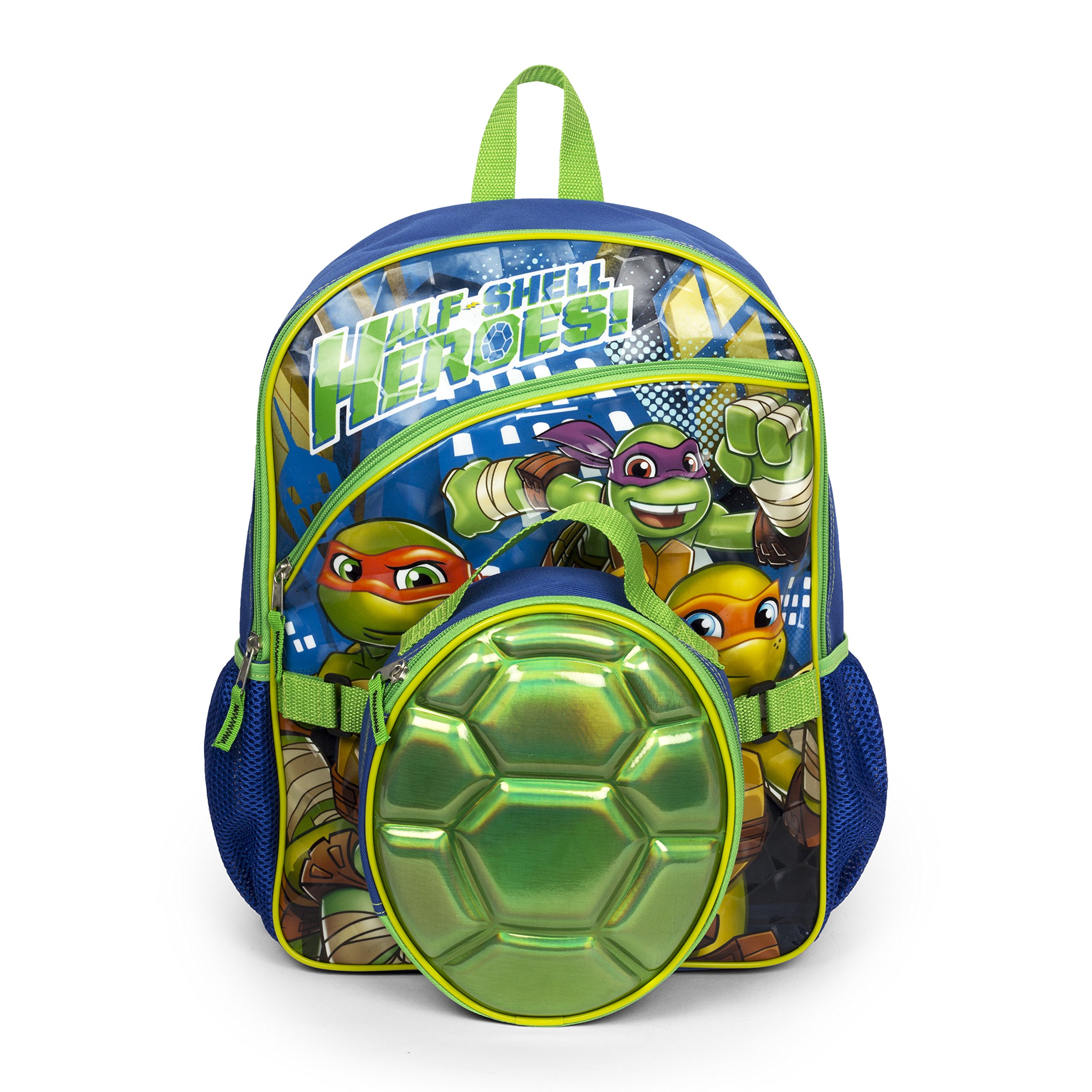 Detail Ninja Turtle Backpack With Lunch Bag Nomer 26