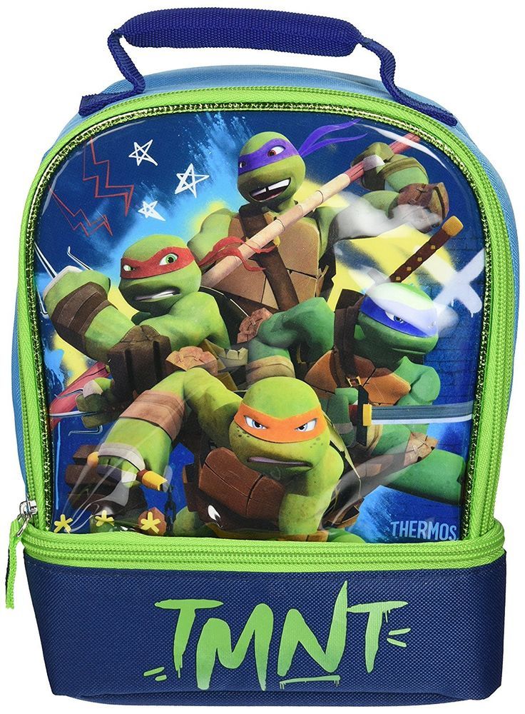 Detail Ninja Turtle Backpack With Lunch Bag Nomer 29