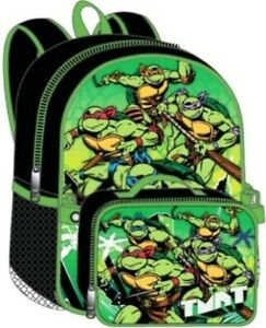 Detail Ninja Turtle Backpack With Lunch Bag Nomer 34