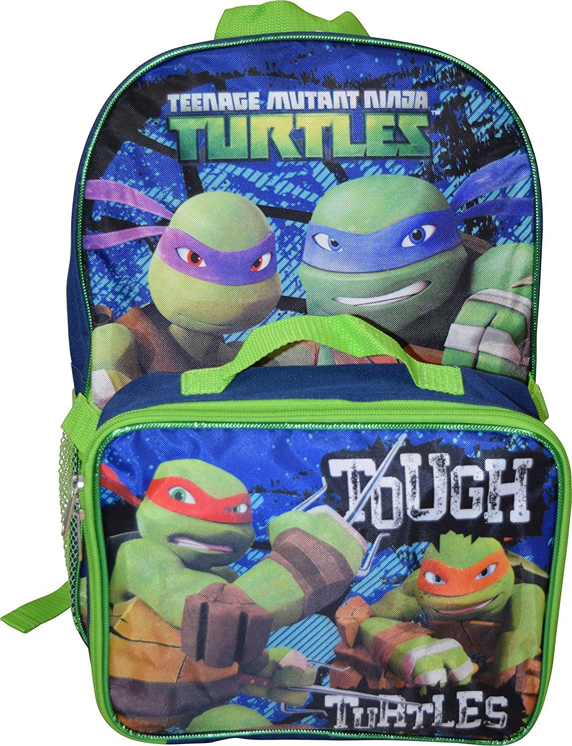 Detail Ninja Turtle Backpack With Lunch Bag Nomer 46