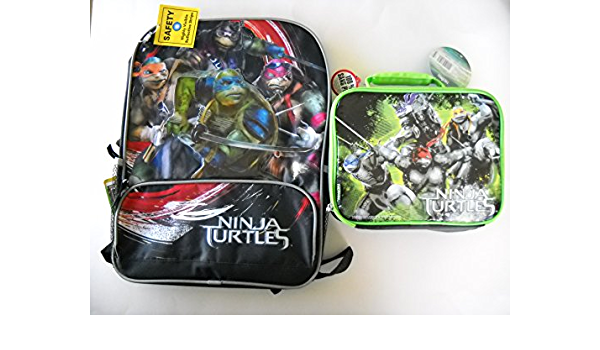 Detail Ninja Turtle Backpack With Lunch Bag Nomer 50