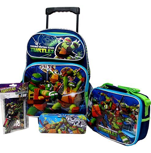 Detail Ninja Turtle Backpack With Lunch Bag Nomer 51