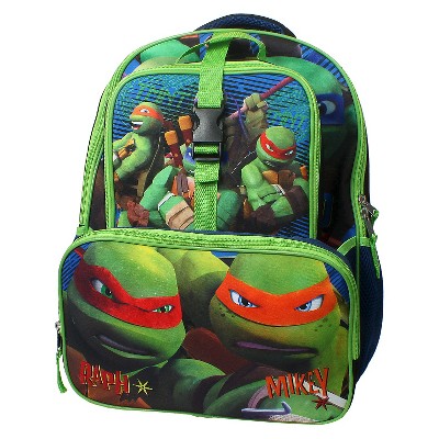 Detail Ninja Turtle Backpack With Lunch Bag Nomer 54