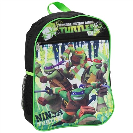 Detail Ninja Turtle Backpack With Lunch Bag Nomer 57