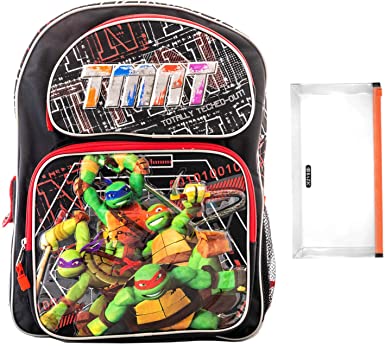 Detail Ninja Turtle Backpack With Lunch Bag Nomer 10