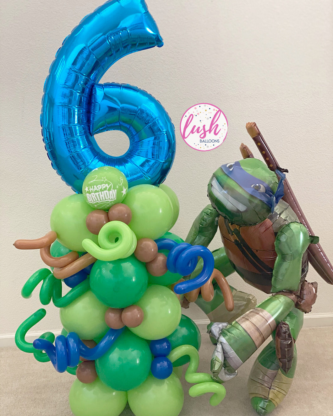 Ninja Turtle Balloon Bouquet - KibrisPDR