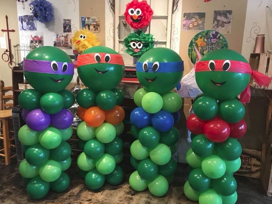 Detail Ninja Turtle Balloon Columns Nomer 13