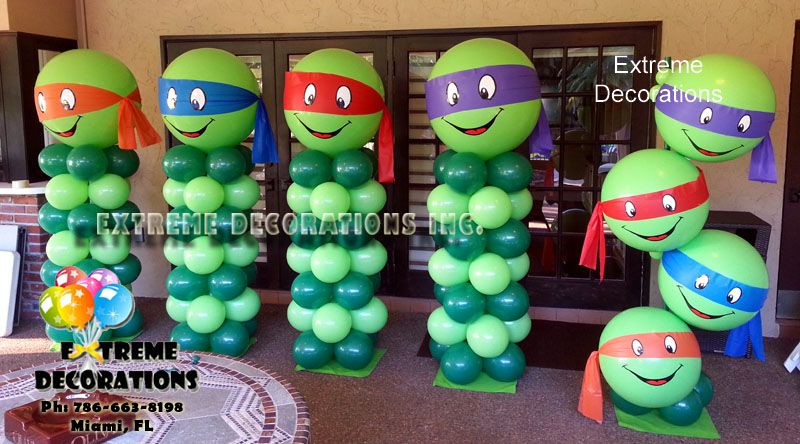 Detail Ninja Turtle Balloon Columns Nomer 23