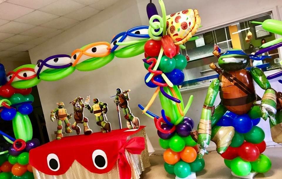 Detail Ninja Turtle Balloon Columns Nomer 5